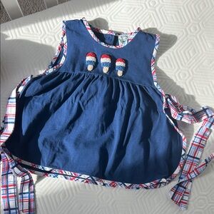 Southern Smocks Popsicle Top with Side Tie